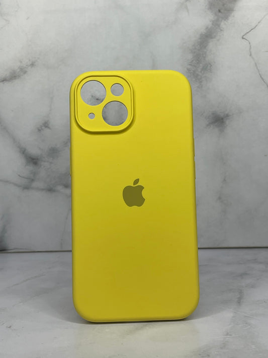 Silicone case amarillo 15 con camara