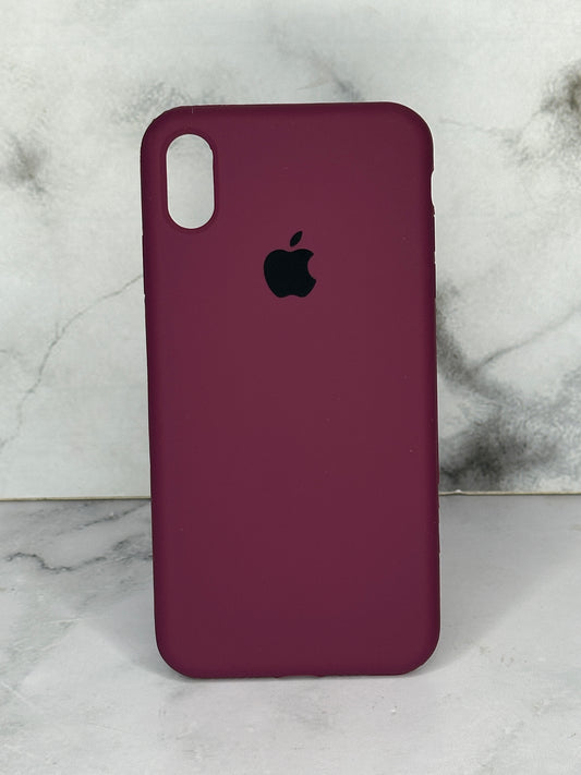 Silicone case vinotinto XS Max