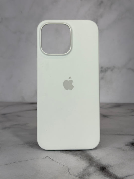 Silicone case blanco 16 pro max