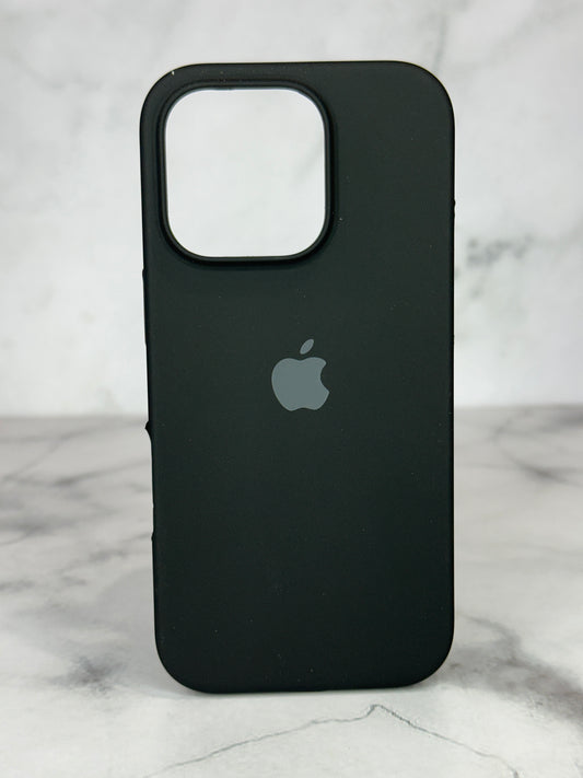 Silicone case negro 16 pro