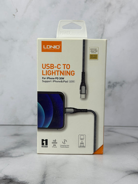 LONIO Cable Tipo c a Lightning (Trenzado)