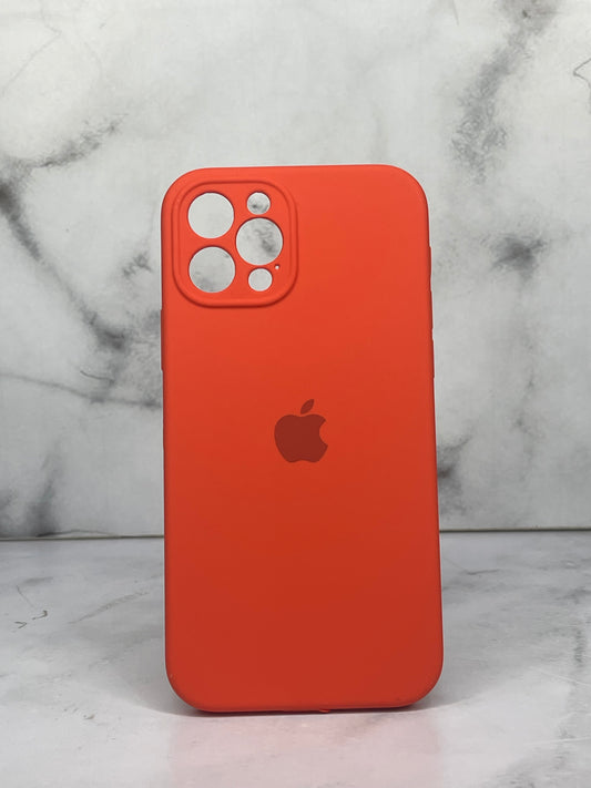 Silicone case rojo 12/12 pro