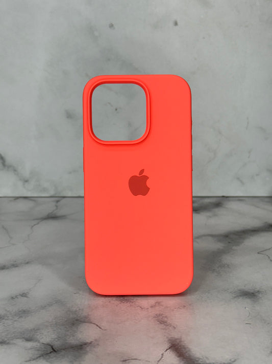 Silicone case Rosa fluorescente 14 pro