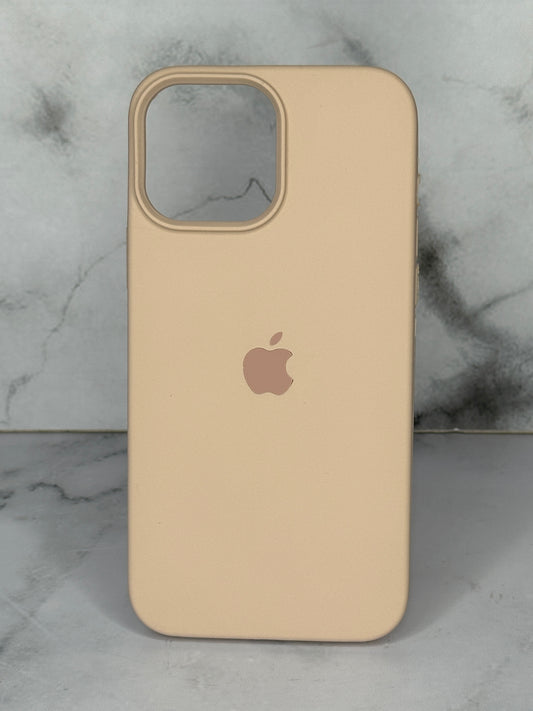 Silicone case beige 12 pro Max