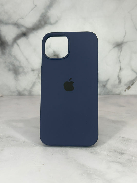 Silicone case azul oscuro 13 / 14
