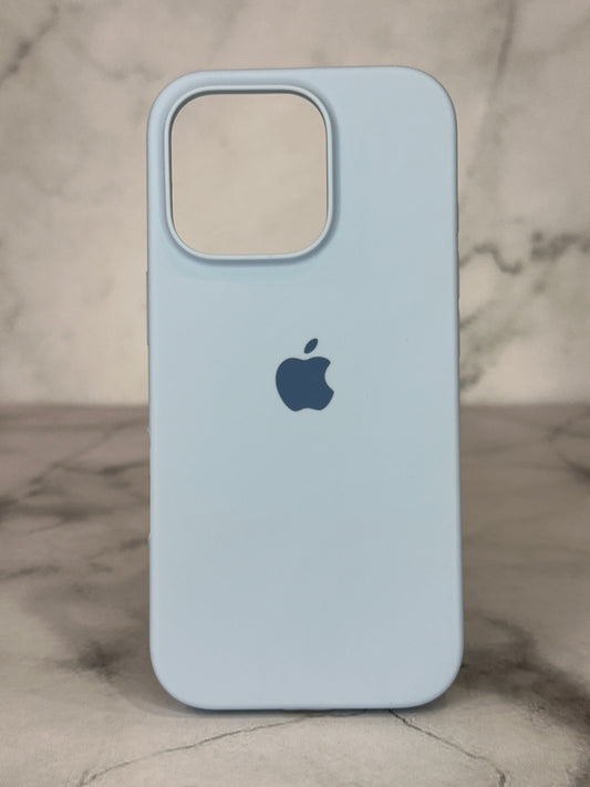 Silicone case azul claro 16 pro