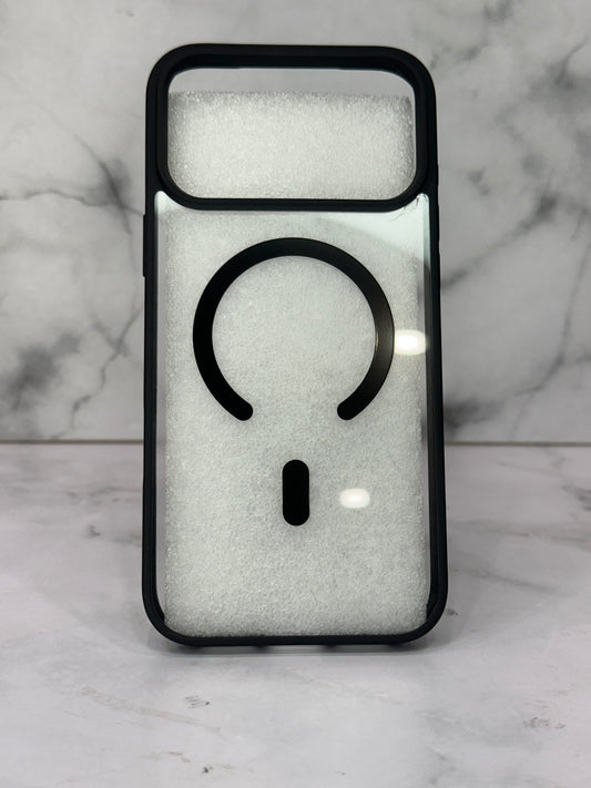 MagSafe negro transparente 17 pro Max