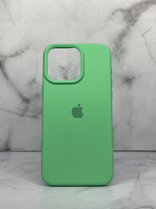 Silicone case verde 15 pro Max