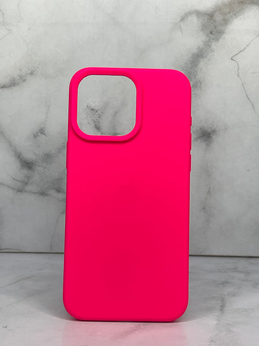 Silicone case fucsia 15 pro Max