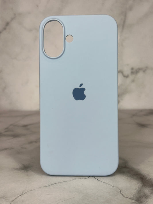Silicone case azul claro 16 plus