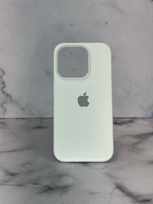 Silicone case blanco 15 pro
