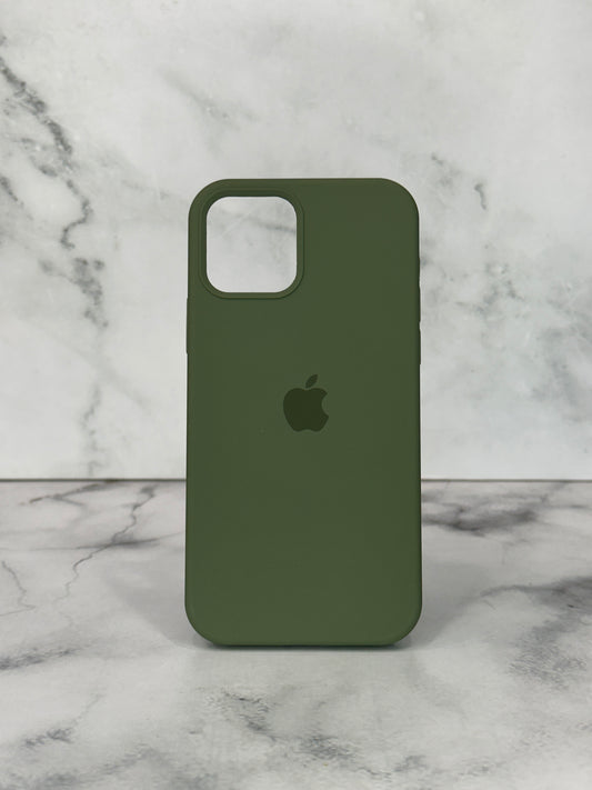 Silicone case verde oscuro 12 / 12 pro