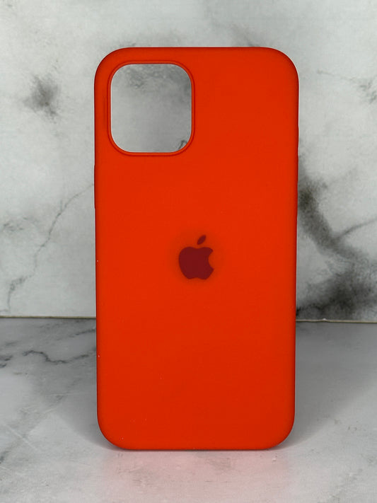 Silicone case naranja 12 pro Max