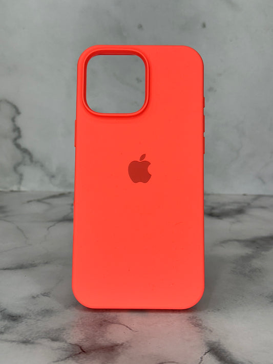 Silicone case salmon 16 pro max